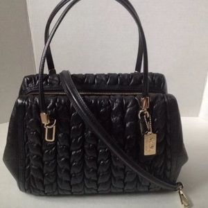 Coach Madison Gathered Leather Madeline Satchel